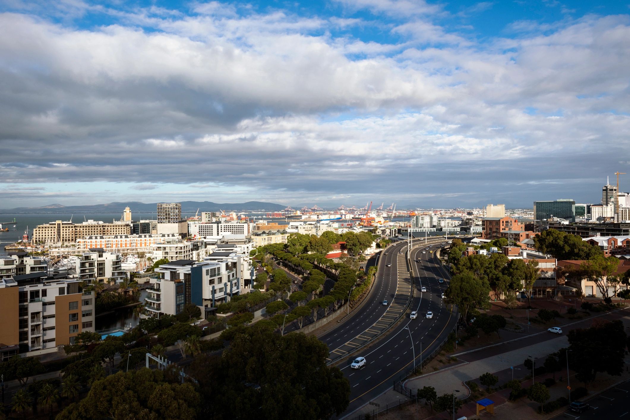 Road infrastructure and city highway