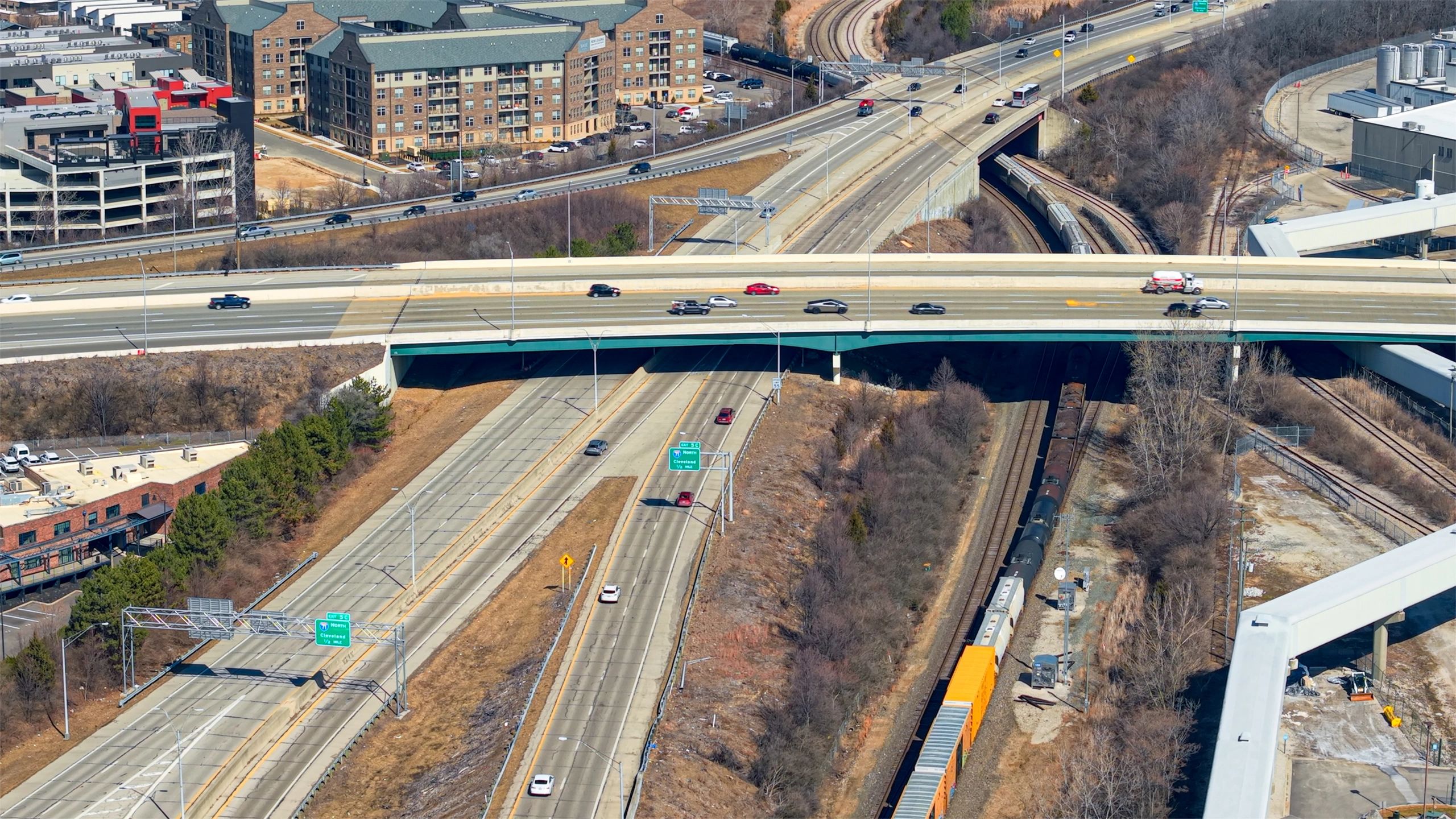 Large-scale built environment and infrastructure setting